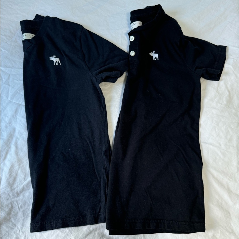 Black Abercrombie kids shirts